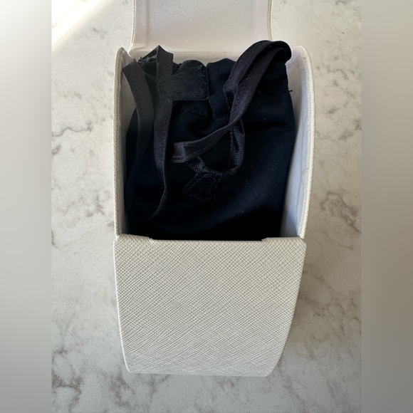 Authentic New Prada Rectangle Acetate Sunglasses in Dark Brown - Picture 11 of 13